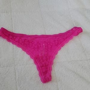 VS - Hot Pink Thong -Size M